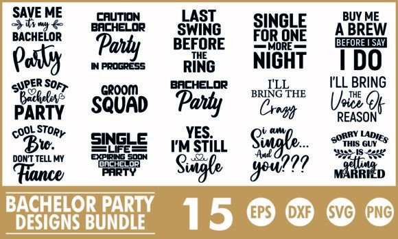 Bachelor Party T Shirt Design Bundle SVG: Your Ultimate Guide