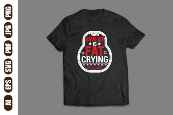 Cross Fit T Shirt Design 3: Ignite Your Fitness Brand with Bold Graphics