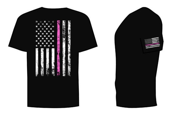 Distressed Flag Thin Pink Line: A Design of Purpose