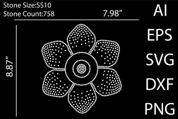 Sparkle and Style: Using Flower Rhinestone Templates