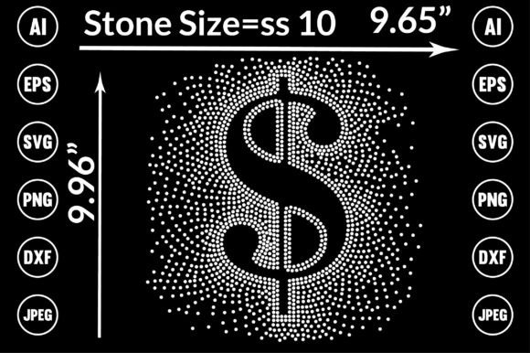 Sparkling Typography: A Guide to Dollar Sign Rhinestone Designs