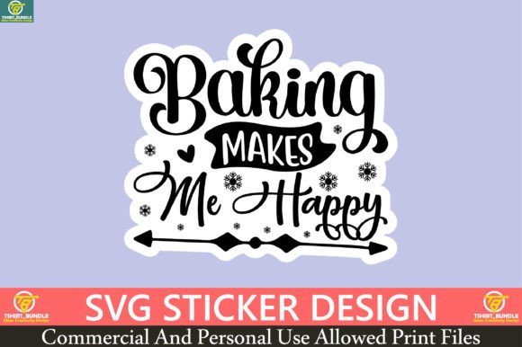 The Joy of Baking, Captured in a Sticker: A Design for Creators