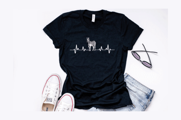 Zebra Heartbeat T-Shirt Design: Unleashing Creative Versatility